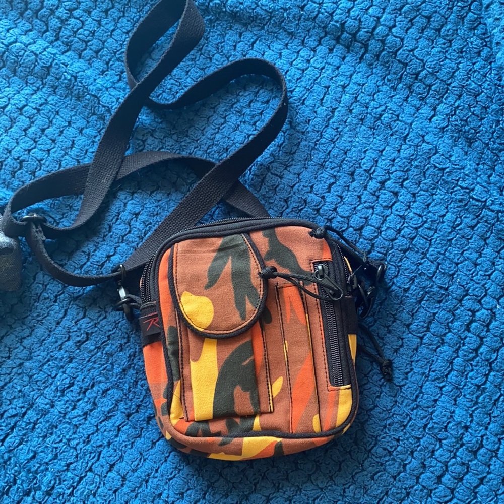 Orange camo zumiez bag